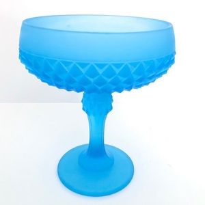 Depression Glass Indiana Diamond Point Compote